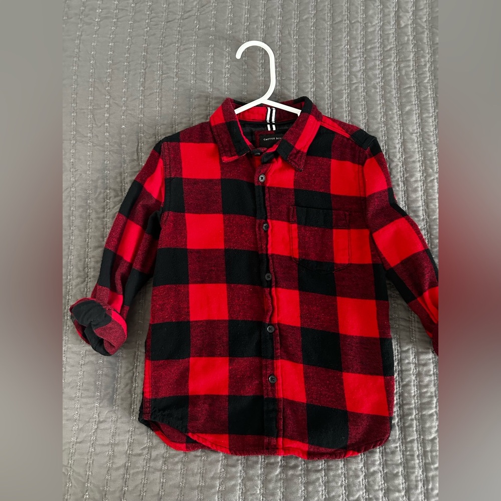 Cactus Boys Kids Button Down Shirt